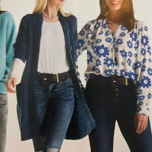 CAbi Florist Blouse XL